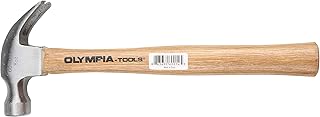 Olympia Tools Claw Hammer, 60-014, 8 Ounce,Silver