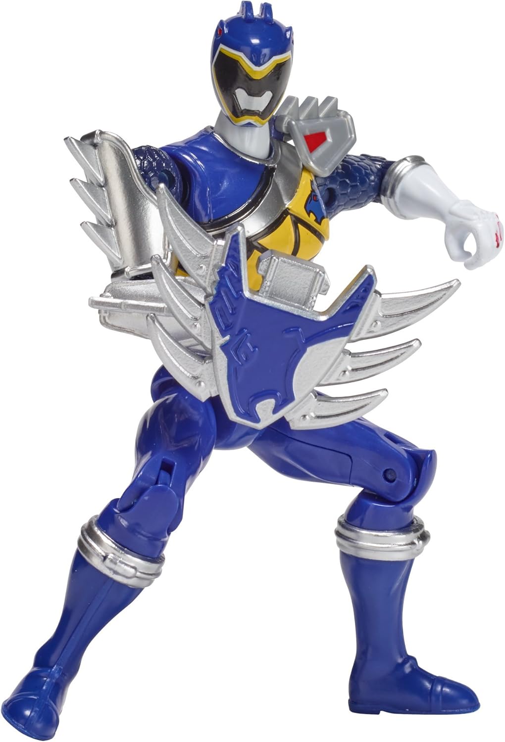 Power Rangers Dino Super Charge - 5" Dino Steel Blue Ranger Action Figure