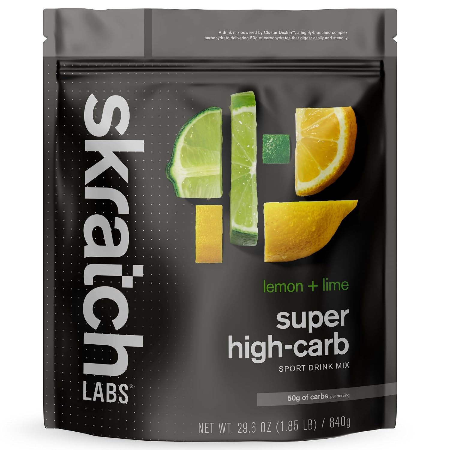 Skratch Labs Super High Carb Sport Drink Mix, Lemon Lime, 16 Servings