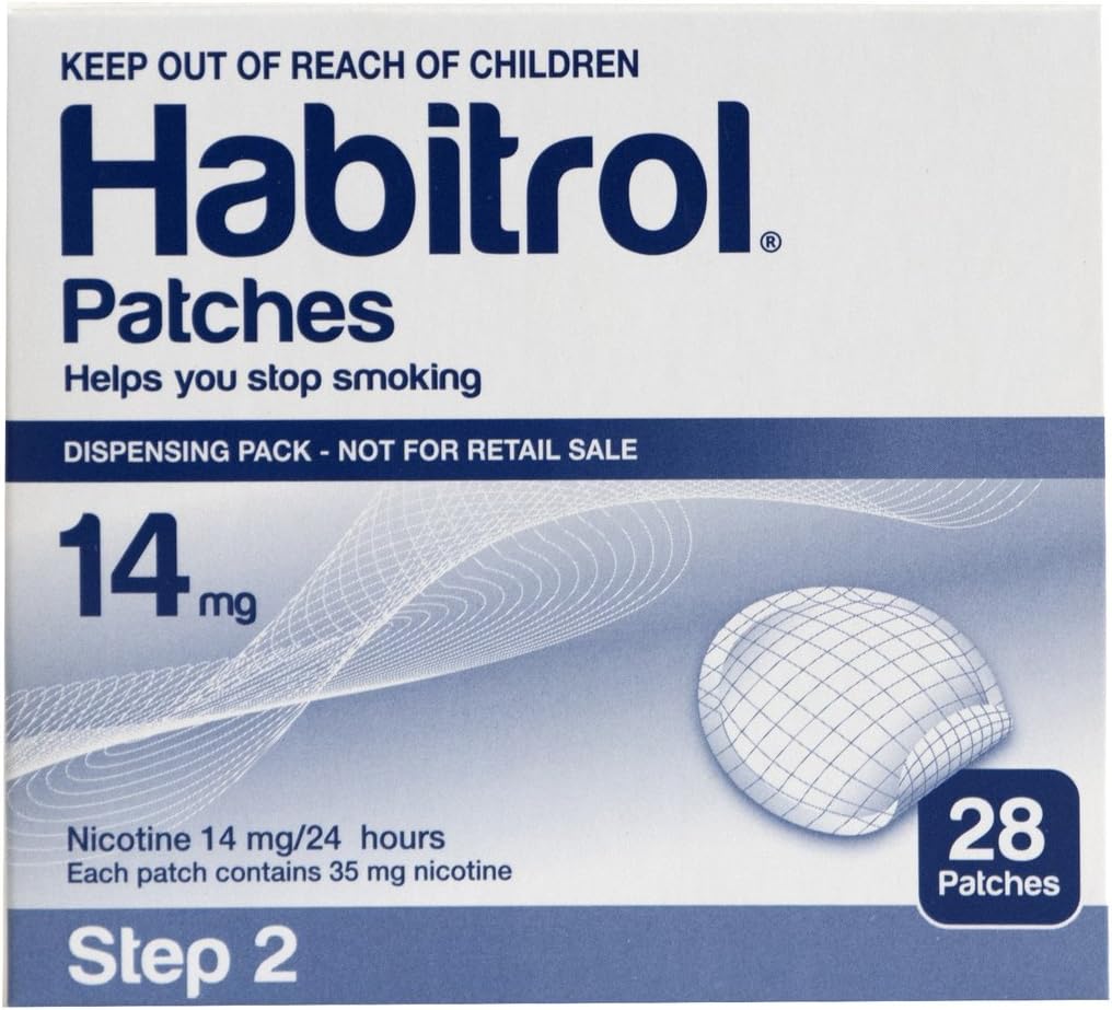 Habitrol Patches Stop Smoking Aid Patches - 28 Each (Step 2 - 14 Mg)