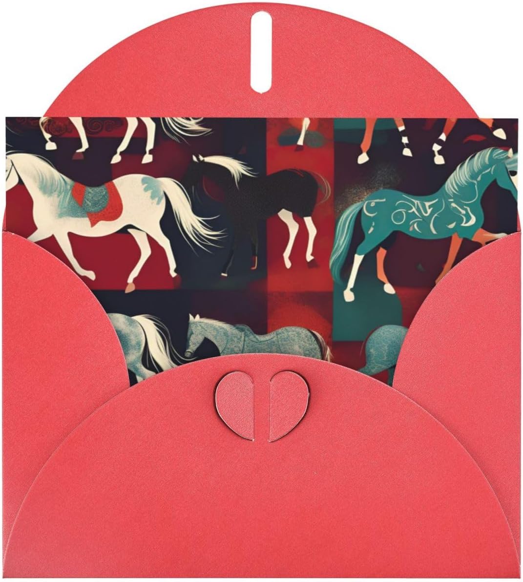 Lootpe Various Kinds Of Horses Print Thank You Cards And Envelopes,All Occasion Of Assorted Blank Greeting Cards,Christmas Cards.