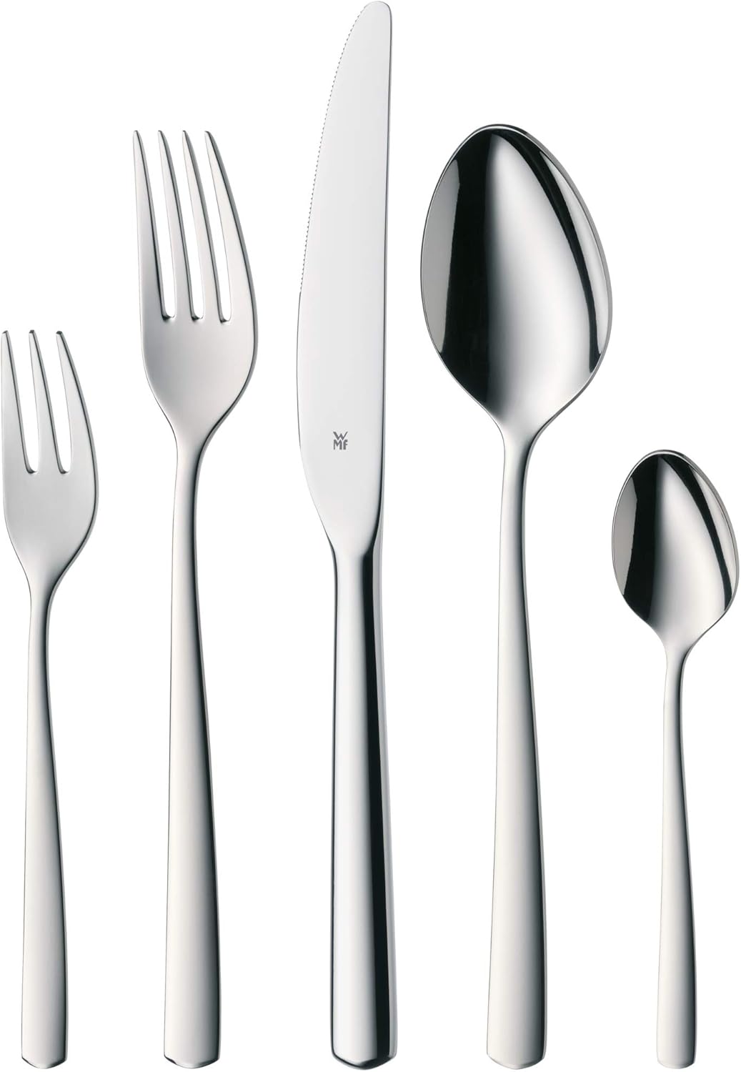 WMF Cutlery Set 30-Pieces for 6 Persons Boston Cromargan 18/10 Stainless Steel Brushed
