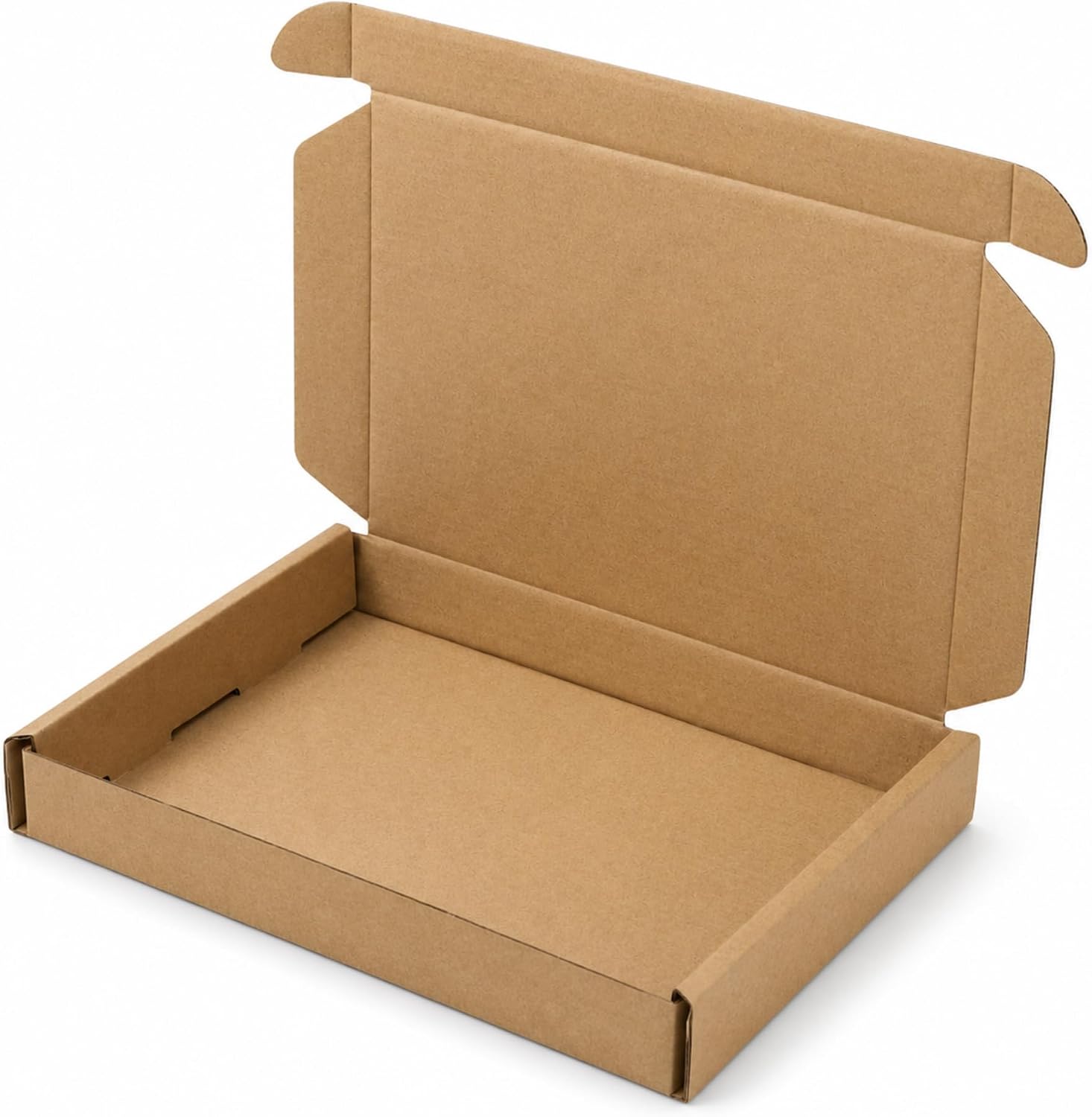 Heavy Duty Laptop Shipping Postal Box Kit 53 x 37 x 11cm, Strong Corrugated Cardboard Mailing Box, Available with 3m Bubble Wrap and Packing Tape (1, Box Only)