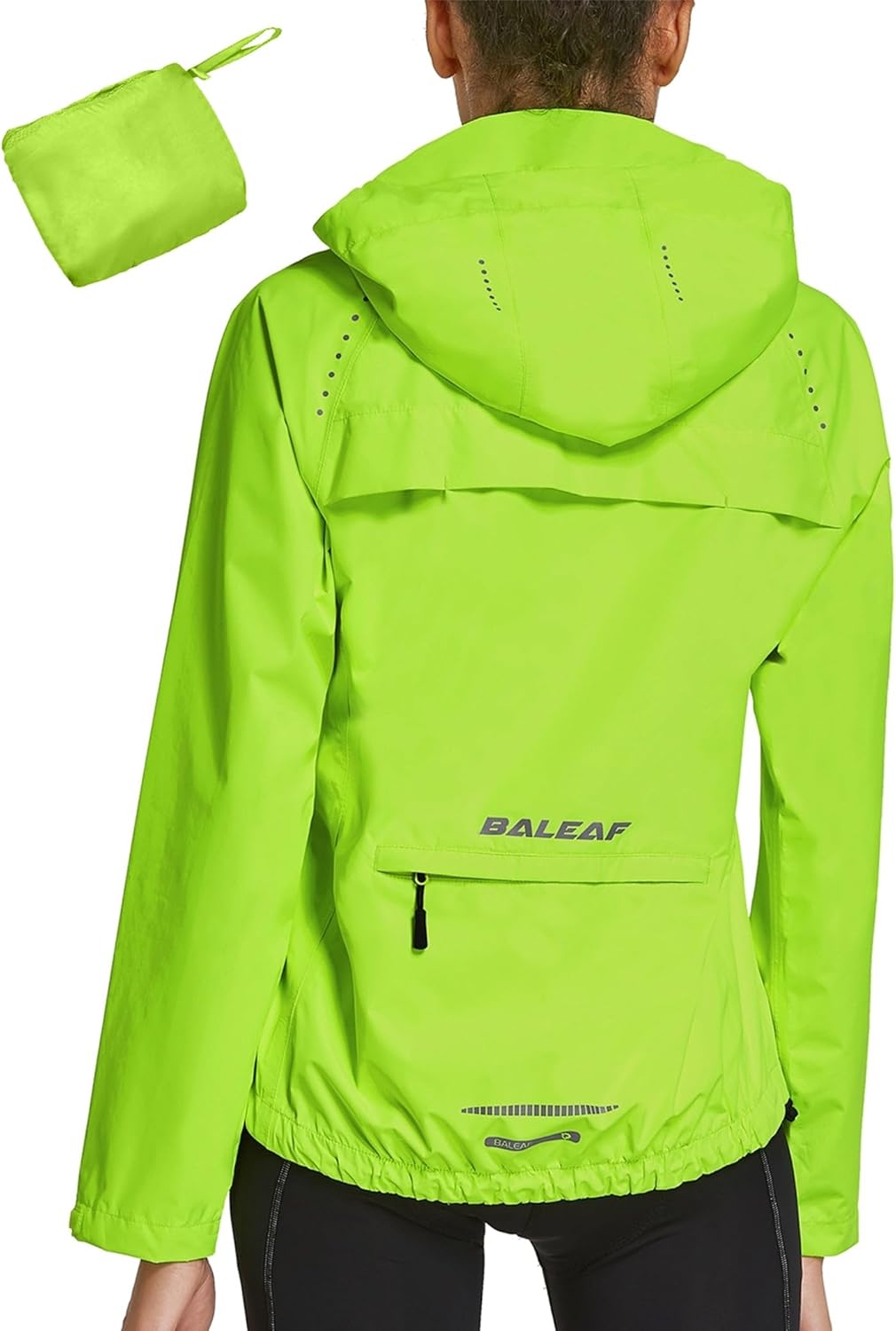 baleaf Waterproof Jackets Women Cycling Jacket Womens Lightweight Outdoor Rain Coats Packable Running Windproof Walking