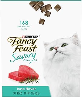 Purina Fancy Feast Limited Ingredient Cat Treats, Savory Cravings Tuna Flavor - 3 oz. Box