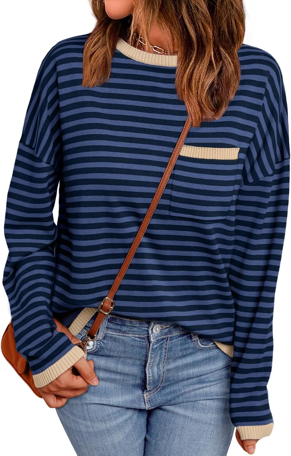 LILLUSORY Womens Striped Lightweight Sweaters 2026 Fall Fashion Outfits