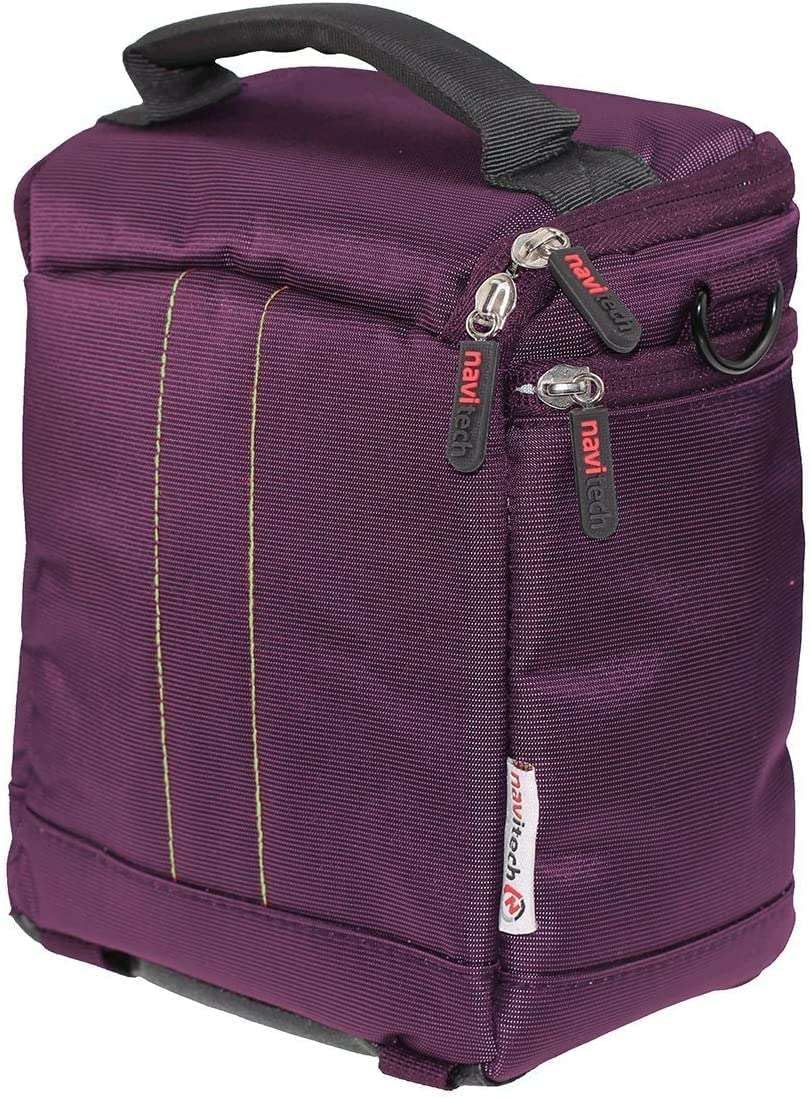 Navitech Purple Camcorder Camera Bag Compatible With Delmodes Camcorder Video Camera 2.7K