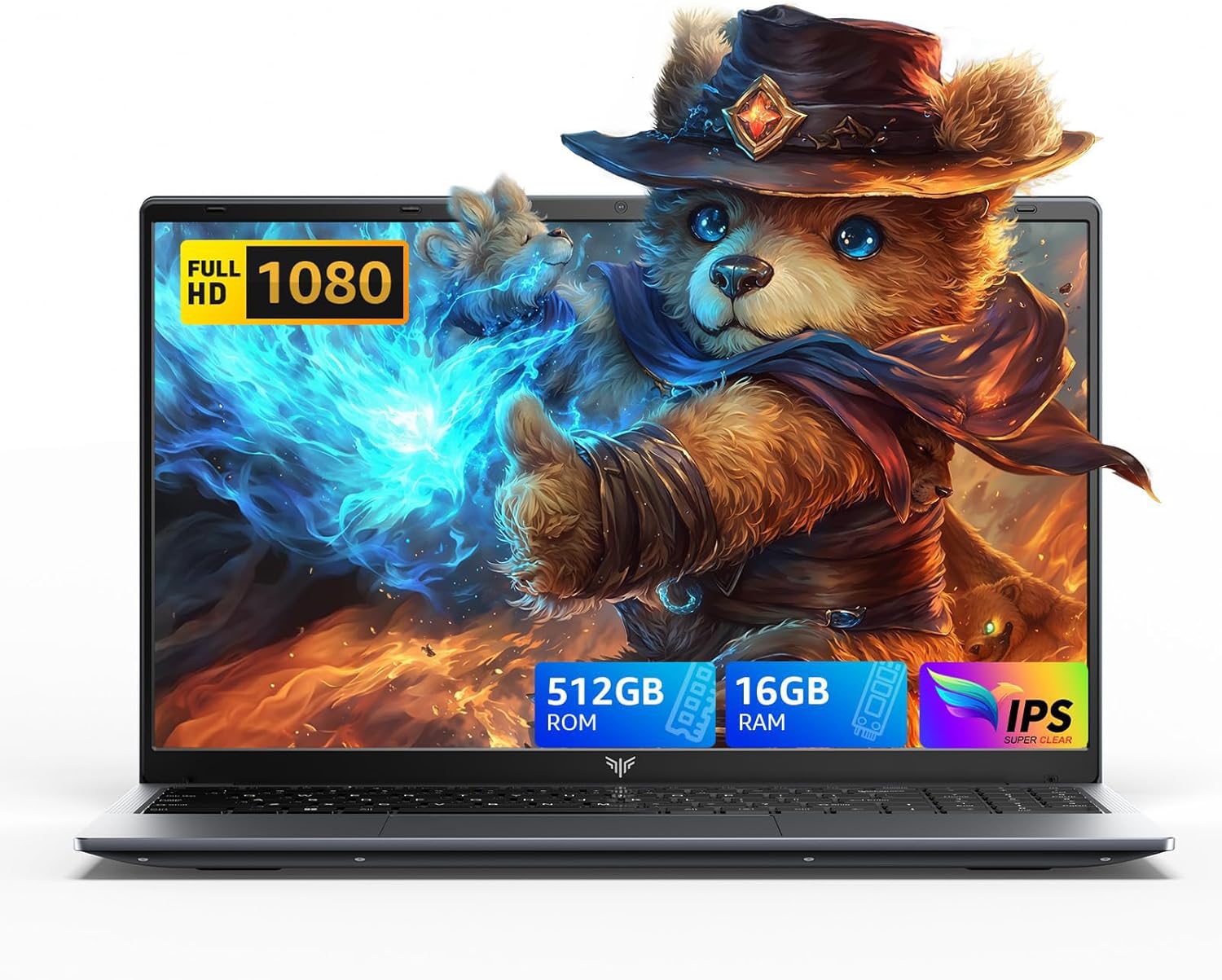 Laptop,15.6In Windows 11 Pro Traditional Laptops Computer with Quad Core-12th Alder Lake N97(Up to 3.6GHz), 16GB DDR4 512GB Hard Drive for Business, School, Offic