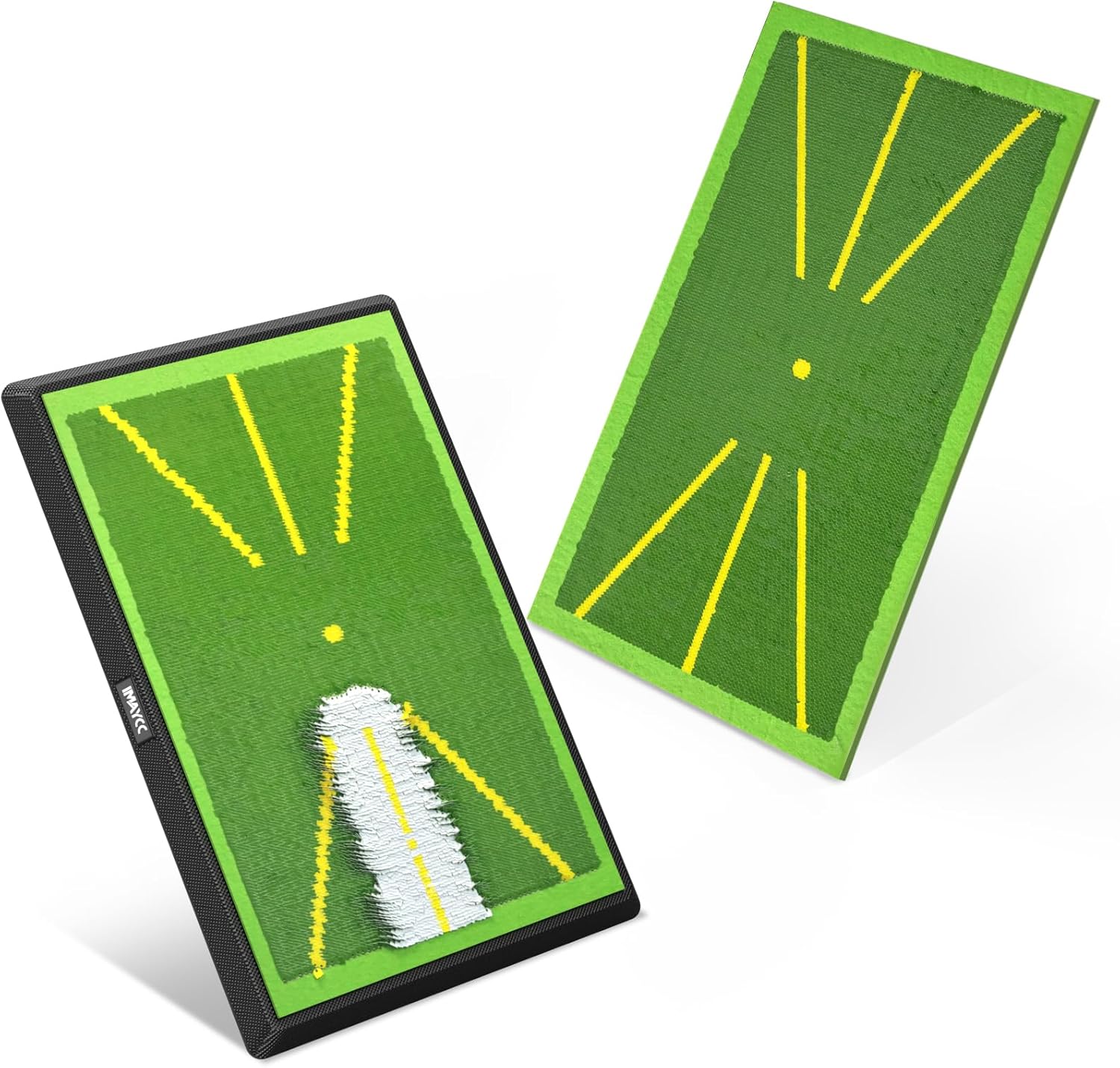 IMAYCC Golf Practice Hitting Mat With Rubber Base for Indoor and Outdoor