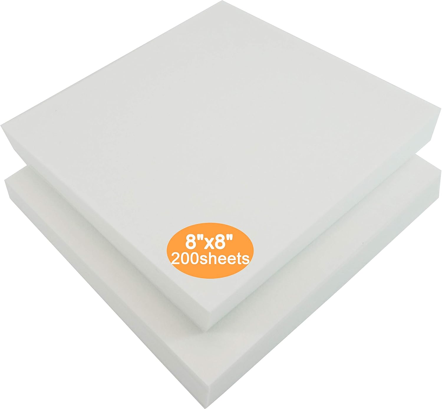 New brothread Tear Away Embroidery Stabilizer 8"x8" - 200 Precut Sheets