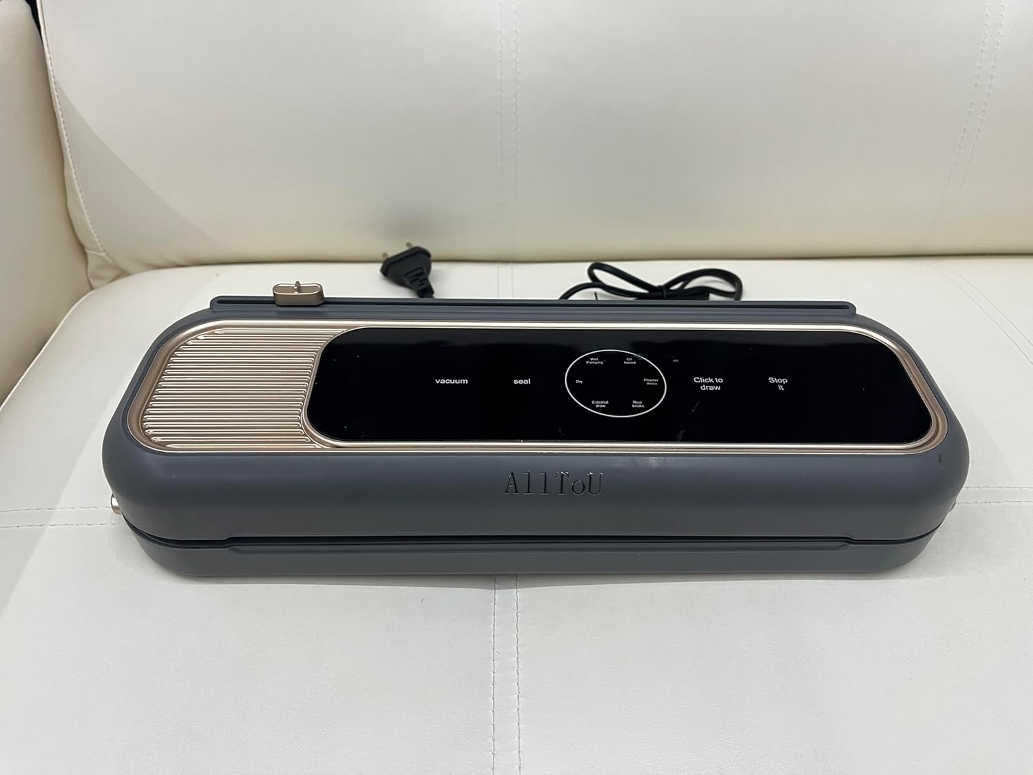 Vacuum Sealer Machine, 100Kpa, Automatic Food Sealer, Dry/Moist Modes, LED Touch