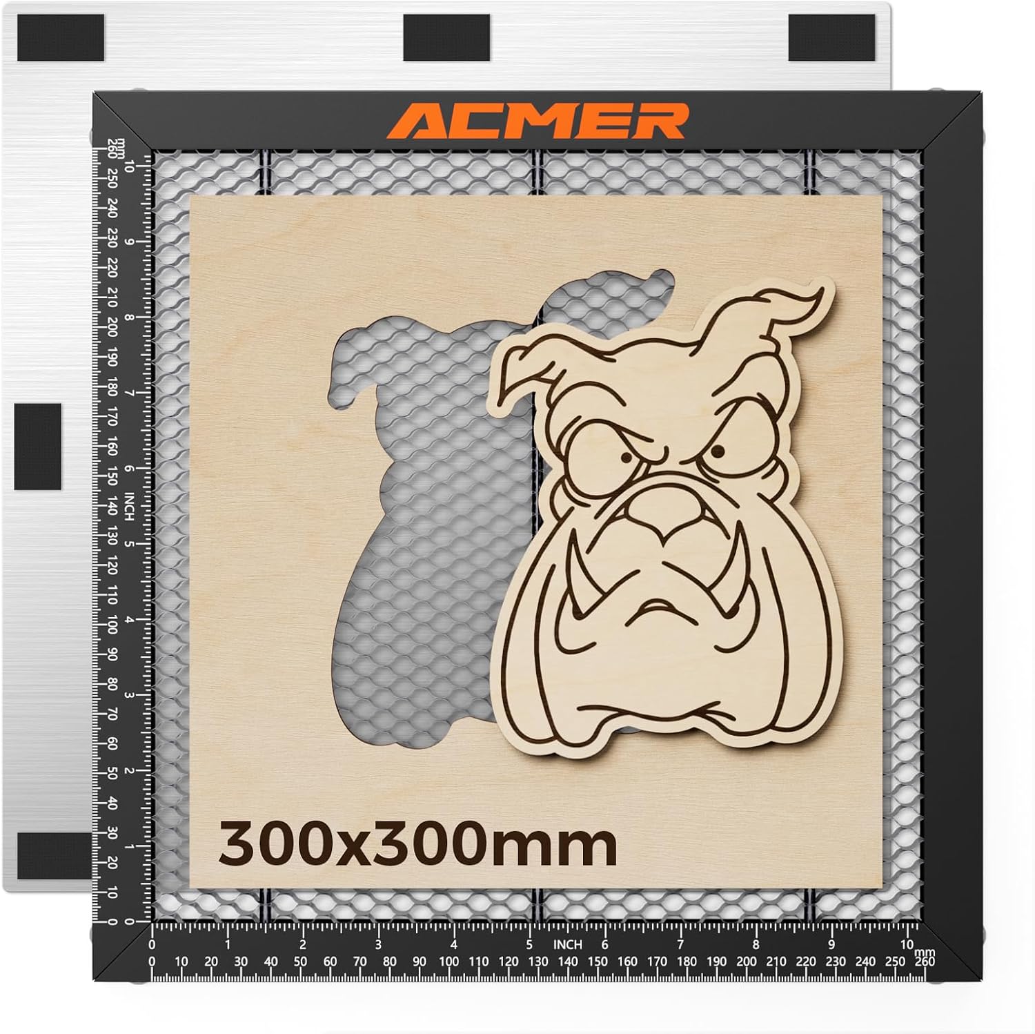 ACMER Honeycomb Laser Bed with Aluminum Plate, 300x300mm Cutting Table