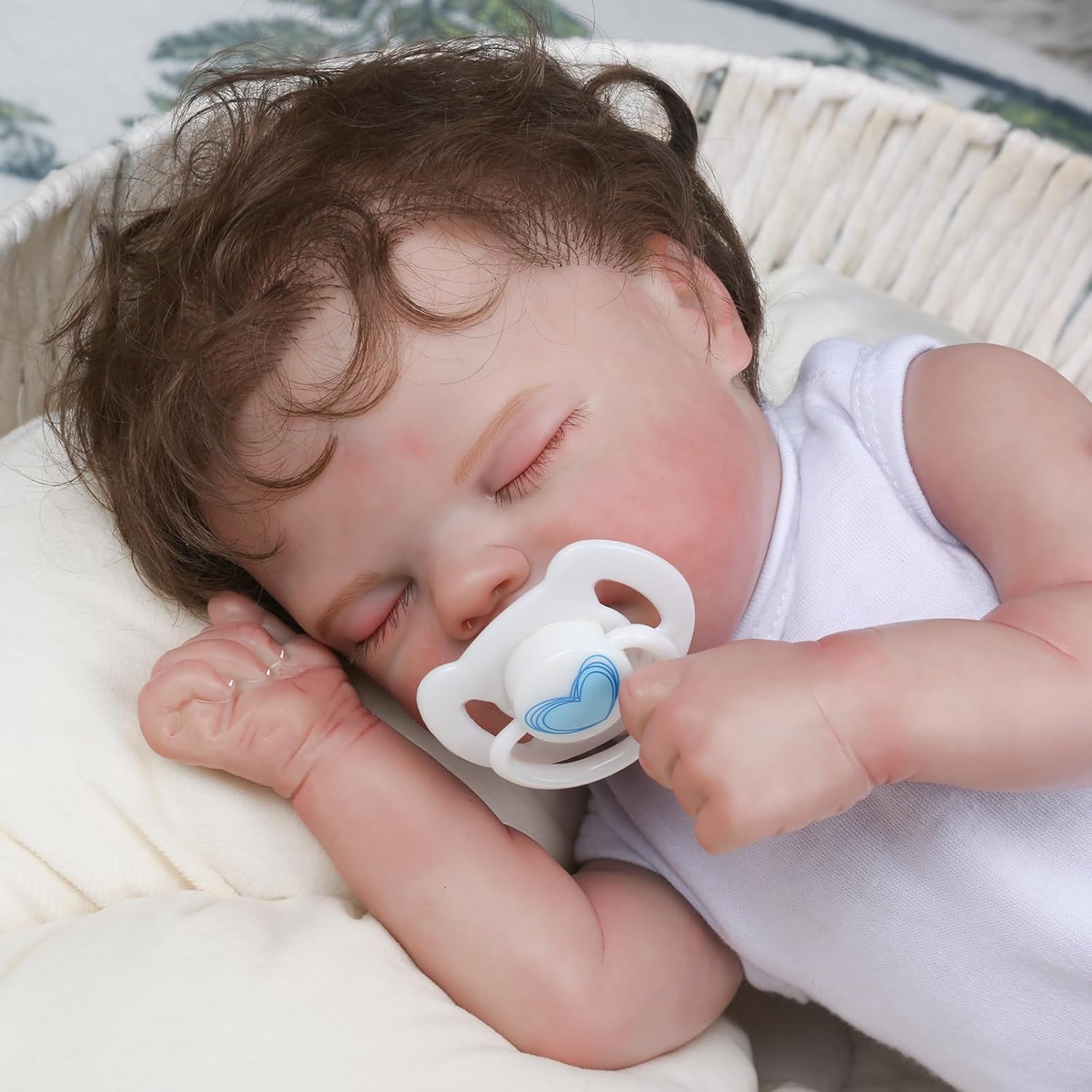 Lifelike Reborn Baby Dolls - 20 Inch Realistic Newborn Baby Dolls with Cloth Body, Sleeping Real Life Baby Boy Dolls for Kids 3+