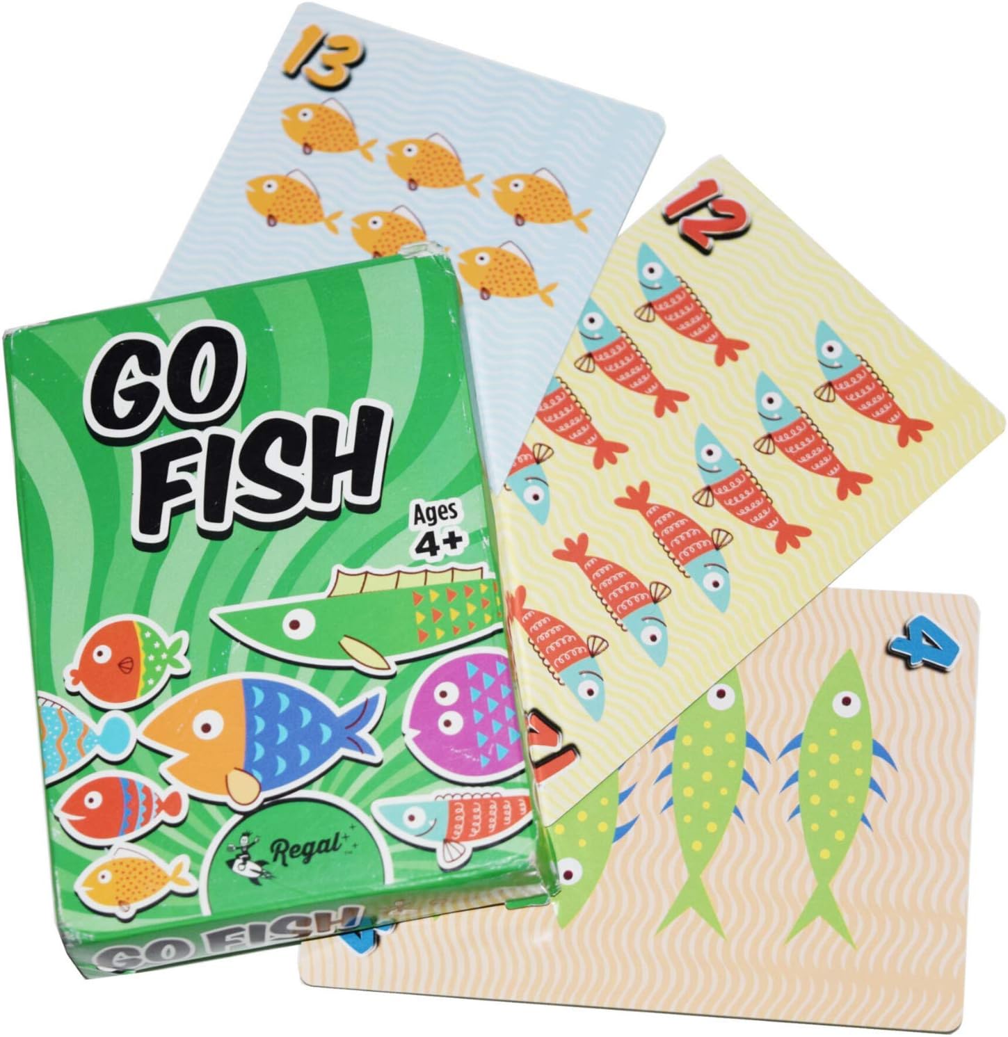 Regal Games Dedicated Card Game for Kids 4 5 6 7 8+ | Funny Travel Board Playing Game for Families (Go Fish)