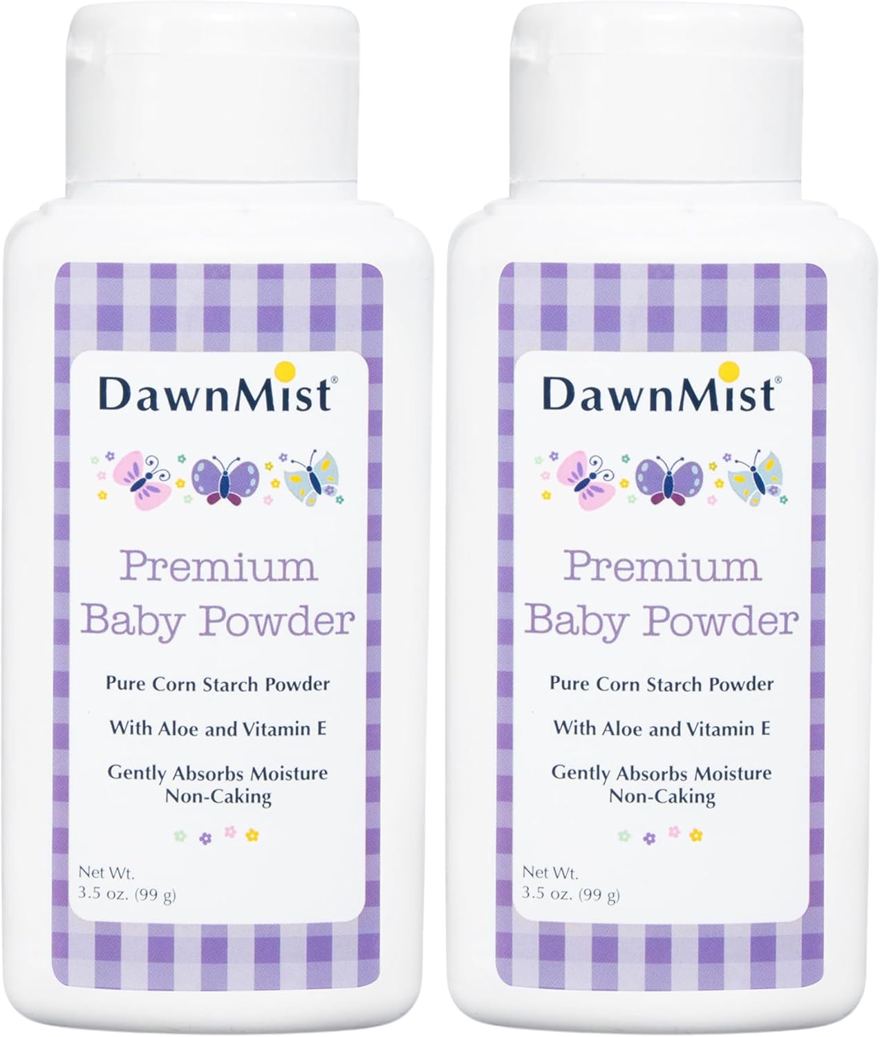 Dukal BP35C DawnMist Baby Powder, Premium, 3.5 oz., Full Case (Pack of 2)