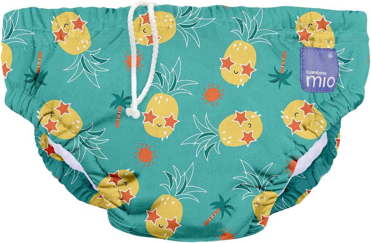 Bambino Mio Baby and Toddler Reusable Swim Nappy Pant, 2-3 Years, Pineapple Party, Boys and Girls