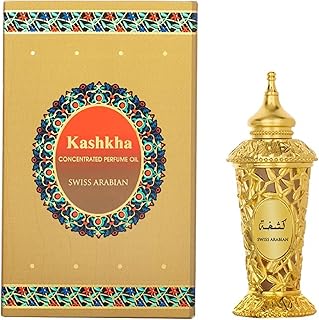 Swiss Arabian Kashkha - Luxury Products From Dubai - Long Lasting And Addictive Personal Perfume Oil Fragrance - A Seductive Signature Aroma - 0.6 Oz