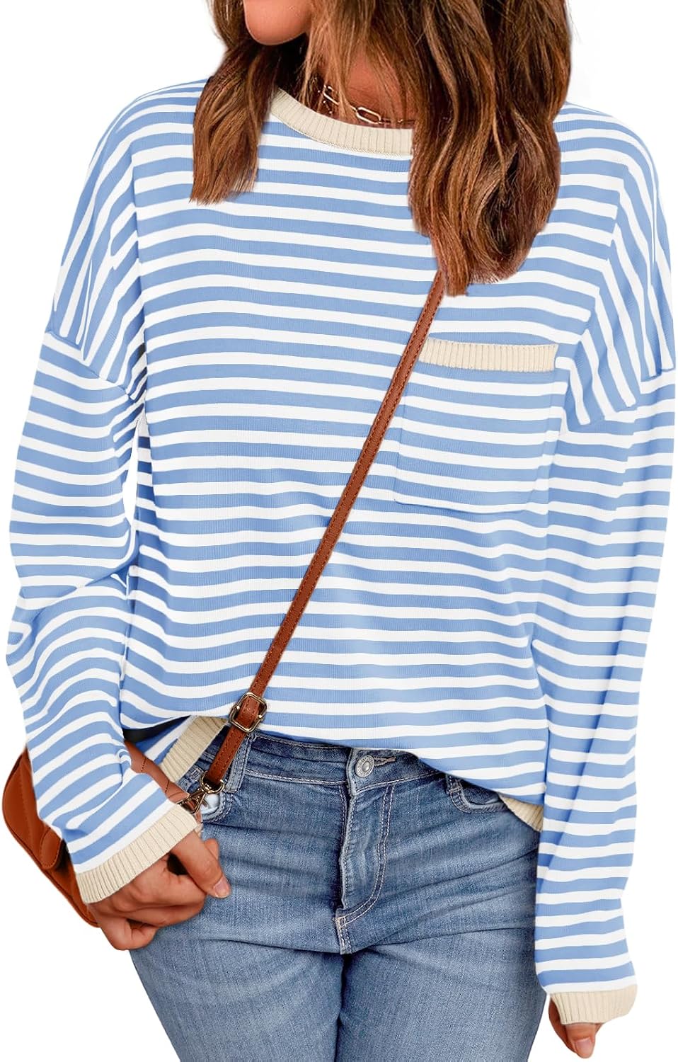 LILLUSORY Womens Striped Lightweight Sweaters 2026 Fall Fashion Outfits