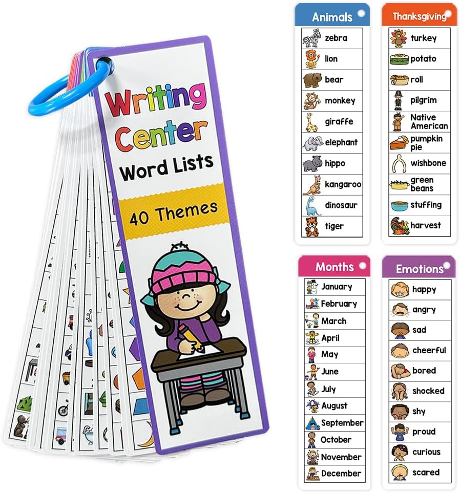 Lachilly Word Lists Flashcards, ESL Teaching Materials, High Frequency Sight Words, Kindergarten to 1st Grade, Writing Materials, Vocabulary Building, Autism Learning Materials, 40 Themes 426 Words