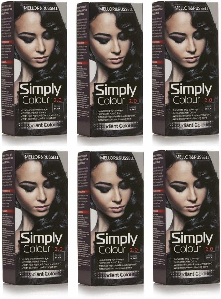 Mellor & Russell Simply Colour Natural Black - Pack of 6