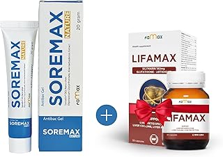 Eczema Gel Heal Fast, Centella Aloe Vera Nano Silver Sensidin® DO, Itchy Skin Repair, Paraben Free, Reduce Burn Rashes Dark Spots Acnes Scar, Soremax Nature (+1 Liver Supplement)