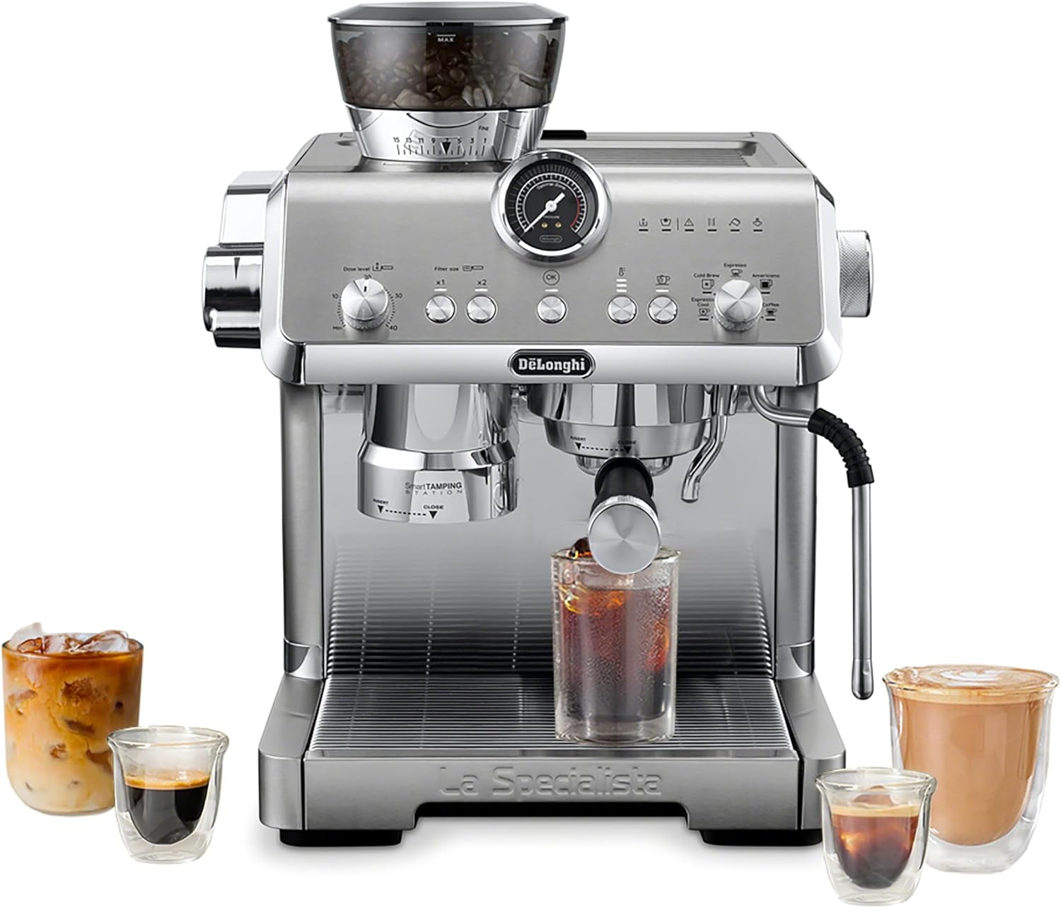 De'Longhi La Specialista Opera Espresso Machine with Coffee Grinder