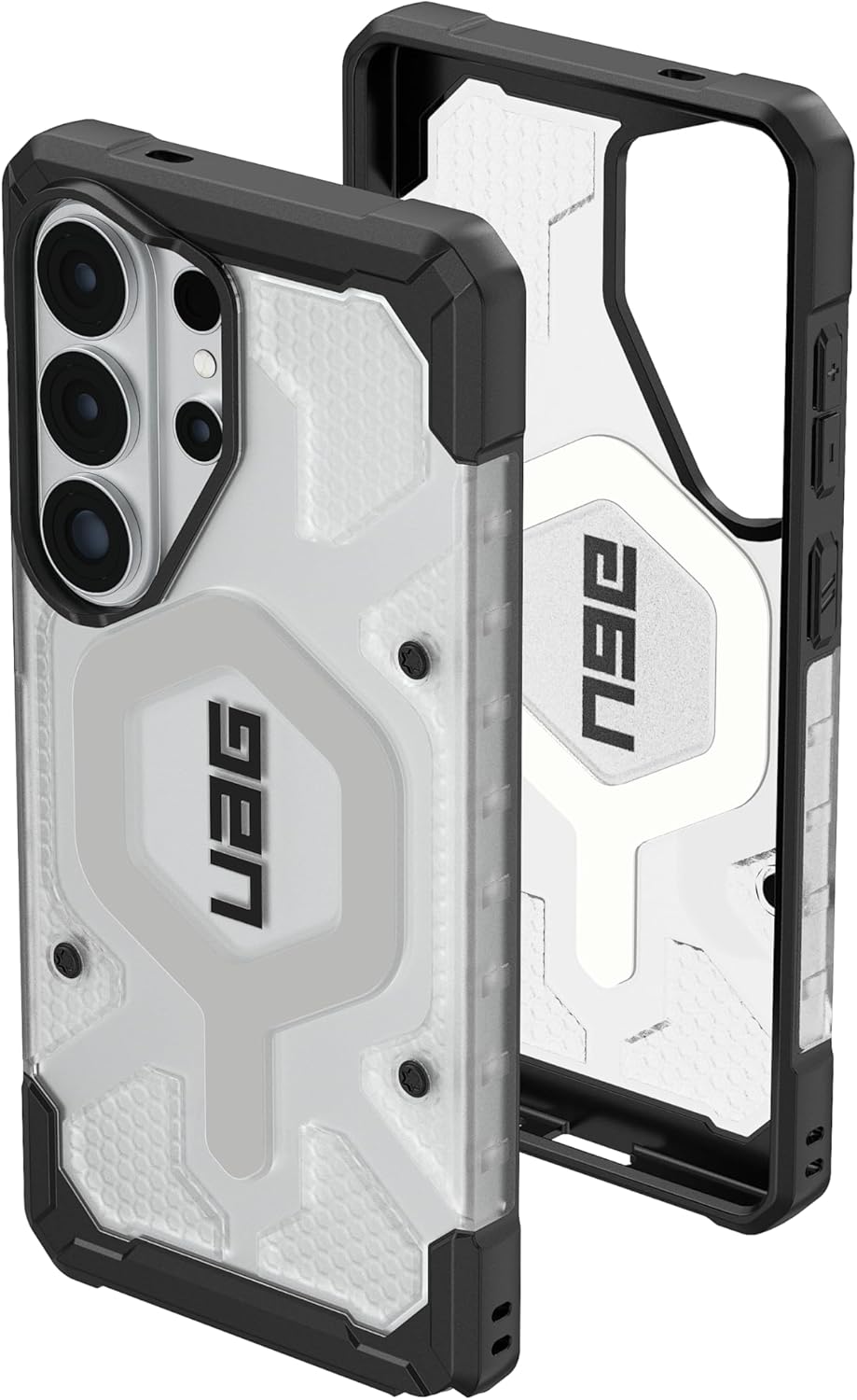 URBAN ARMOR GEAR UAG for Samsung Galaxy S26 Ultra Case 6.9" Pathfinder Clear - Magnetic Charging Compatible Transparent Rugged Military Drop Tested Protective Cover, Ice/Silver
