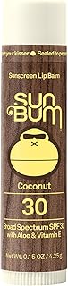 Sun Bum SPF 30 Sunscreen Lip Balm | Vegan and Cruelty Free Broad Spectrum UVA/UVB Lip Care with Aloe and Vitamin E for Moisturized Lips | Coconut Flavor |.15 oz