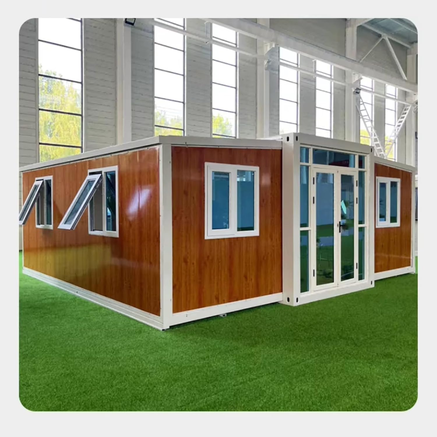 Easy Folding Luxury Steel Frame 20ft Prefab Folding Container House Prefabricated Tiny Home with Expandable Living Space for Modern Living