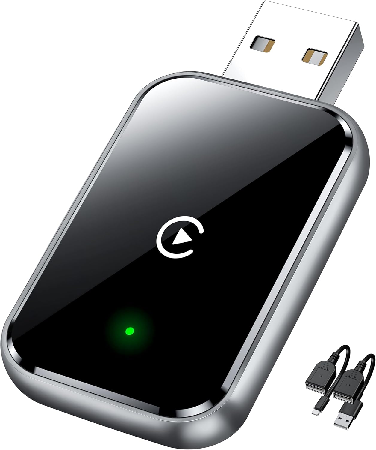 REYTID Wireless CarPlay Adapter for Apple,Convert Wired to Wireless iPhone CarPlay Adapter,Plug and Play, No Latency, Mini Apple Car Play Dongle for Cars from 2016 and iOS 10+ （Black）