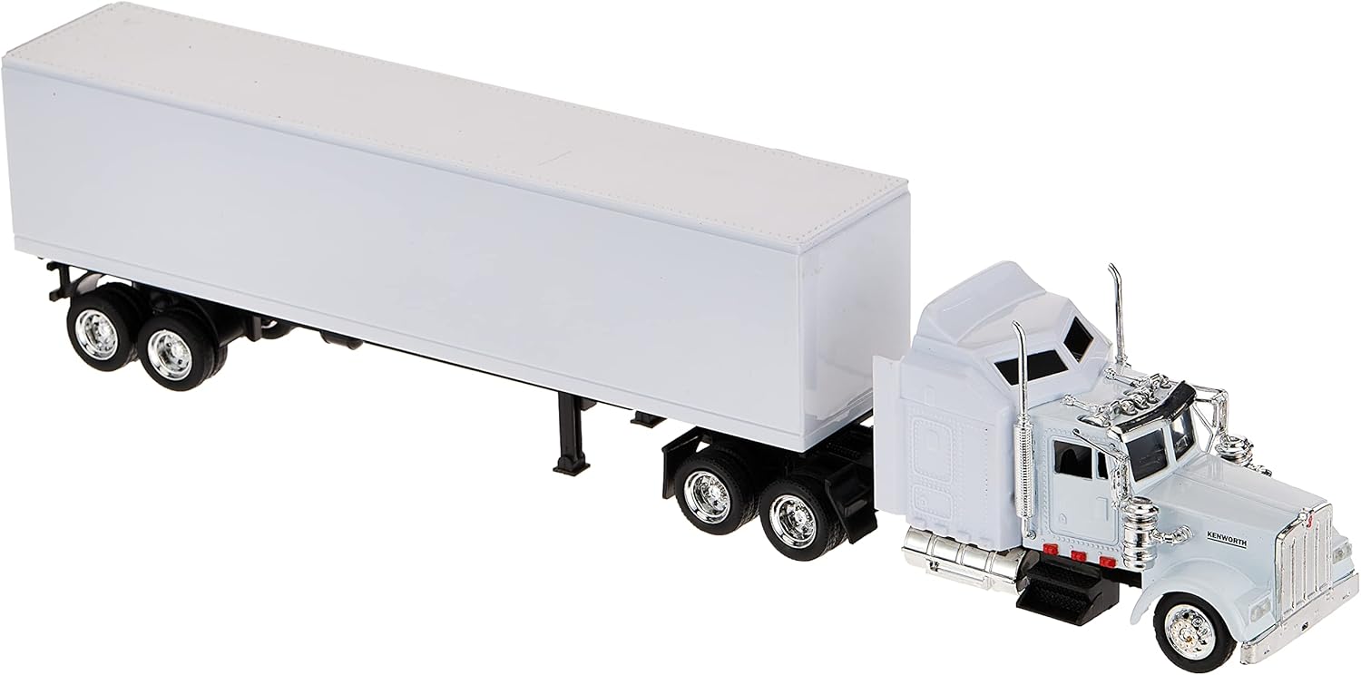 New-Ray Kenworth W900 Plain White Unmarked 1/43 15843