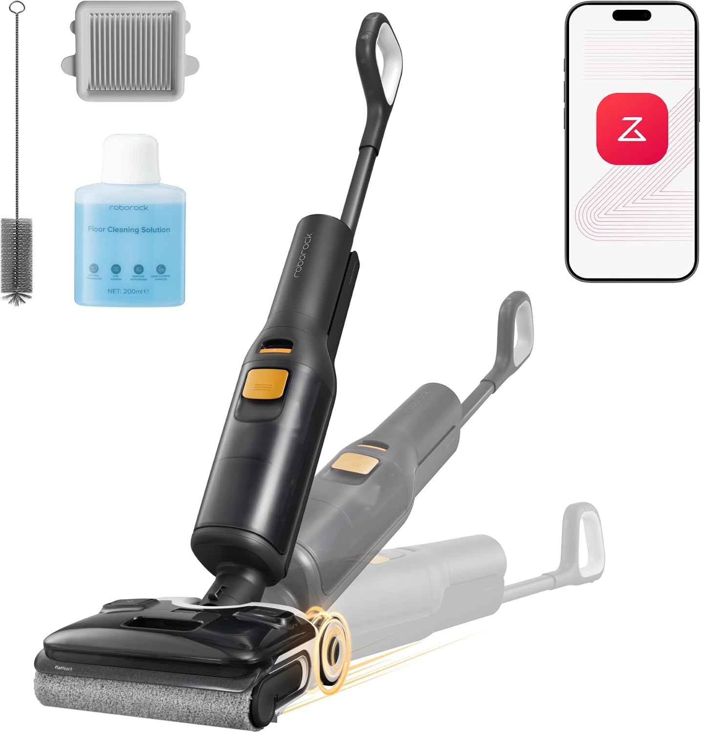 roborock F25 XT Wet Dry Vacuum Mop, Cordless Vacuum Cleaner, APP Control