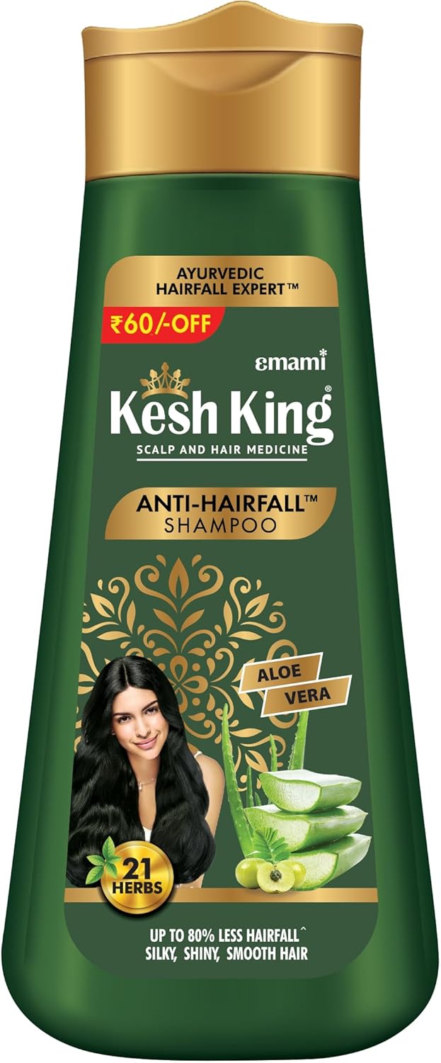 Anti Hairfall Shampoo | with Ayurvedic Herbs & Aloe Vera | Provides Healthy Nourished Scalp | for Shiny Smooth Hair | 11.49 Fl Oz/340ml