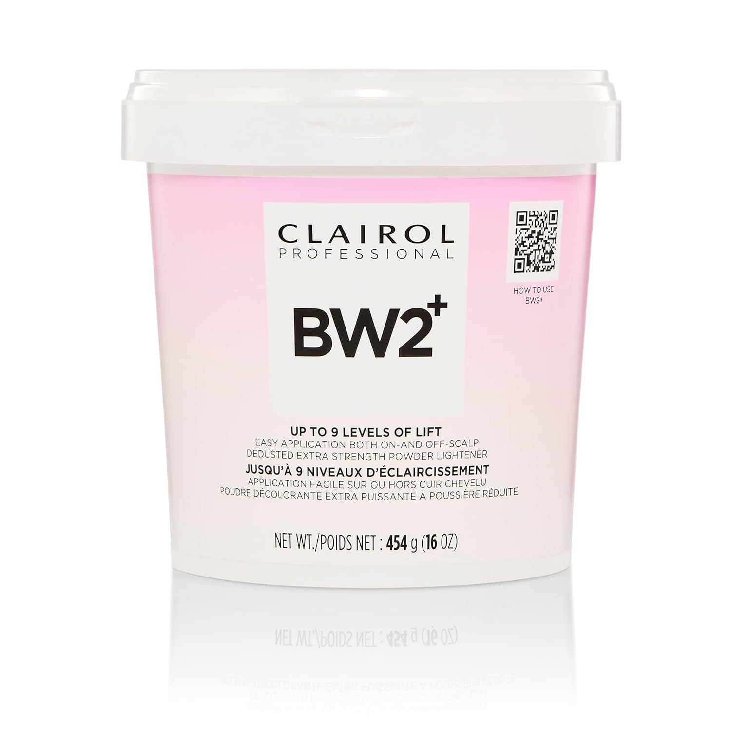 Clairol Professional BW2+ Extra Strength Powder Lightener, Up to 9 Levels of Lift for Hair Highlights & Lightening