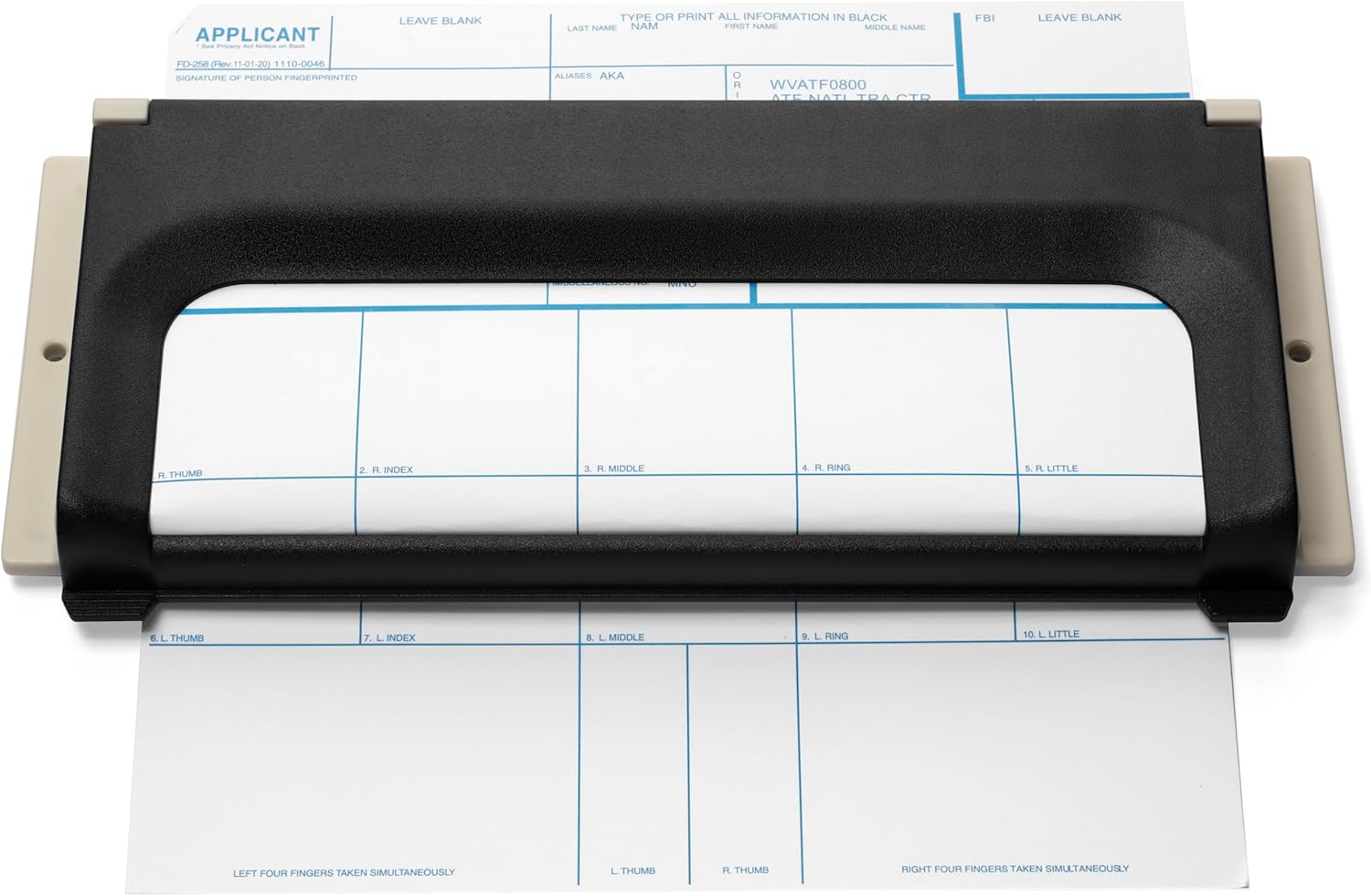 Made in USA - FD-258 Fingerprint Cardholder