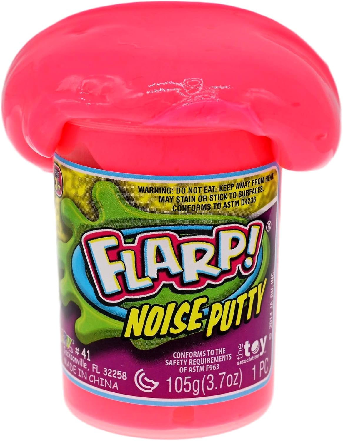 JA-RU Flarp Noise Putty for Kids Cloud & Scented (1 Unit in Assorted Color)| Farrt Noise Maker Slime, Soft Cloud Putty in Neon Color Great Stress Toy for Boys, Girls and Adults.Item #10041-1A
