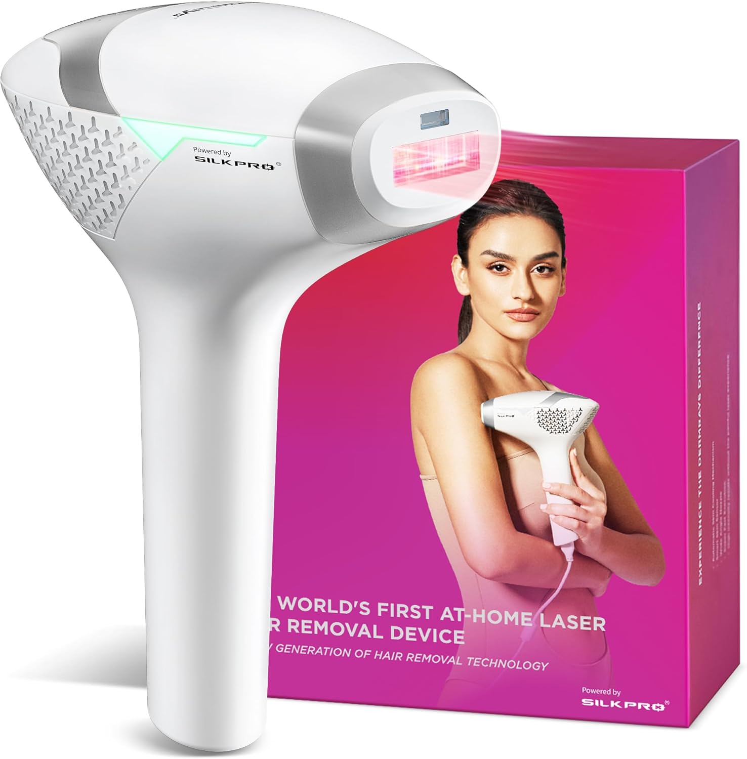 Diode Laser Hair Removal for Men and Women, V8S for Skin Tone 1-5, Permanent Reduction in Hair Regrowth, The World's First FDA-Cleared Home-use Wide-Angle 810nm Laser Hair Removal Device