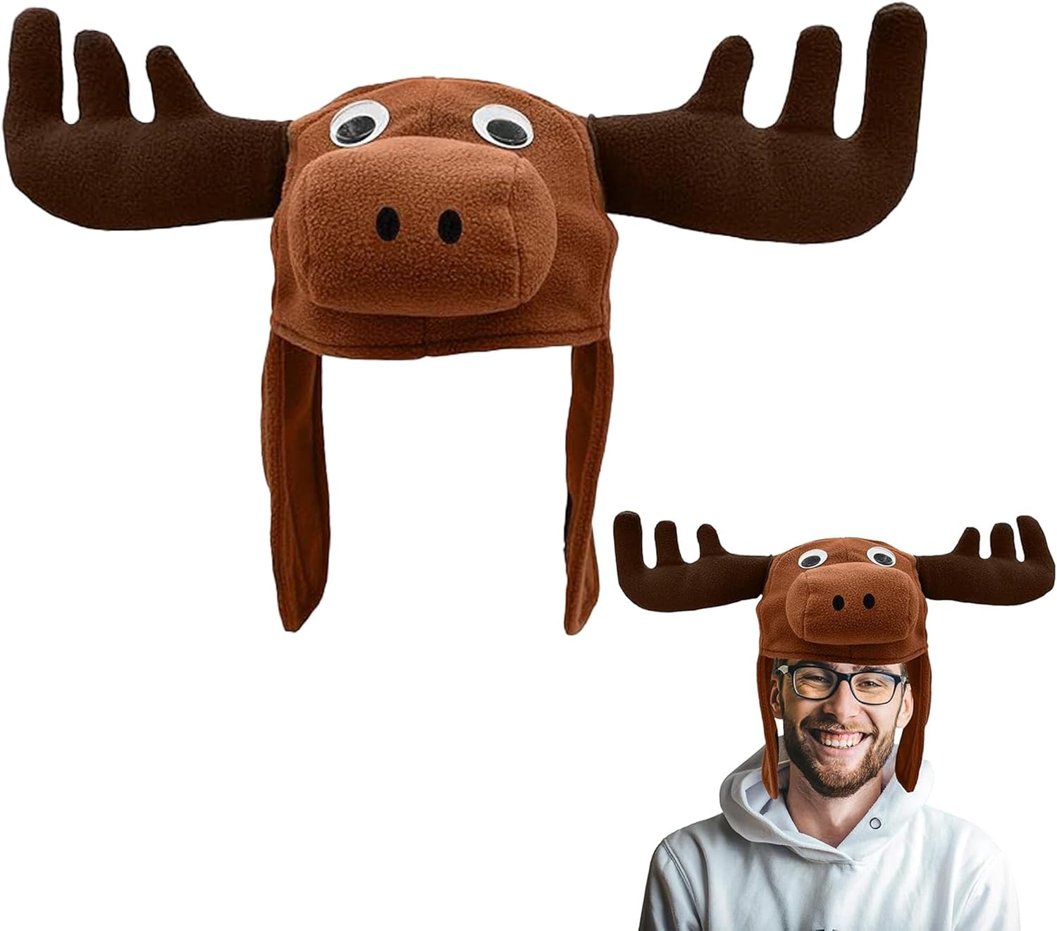 Nicky Bigs Novelties Adult Funny Plush Animal Hat Bird Themed Headwear Events Hilarious Costume for Men, Women & Teens