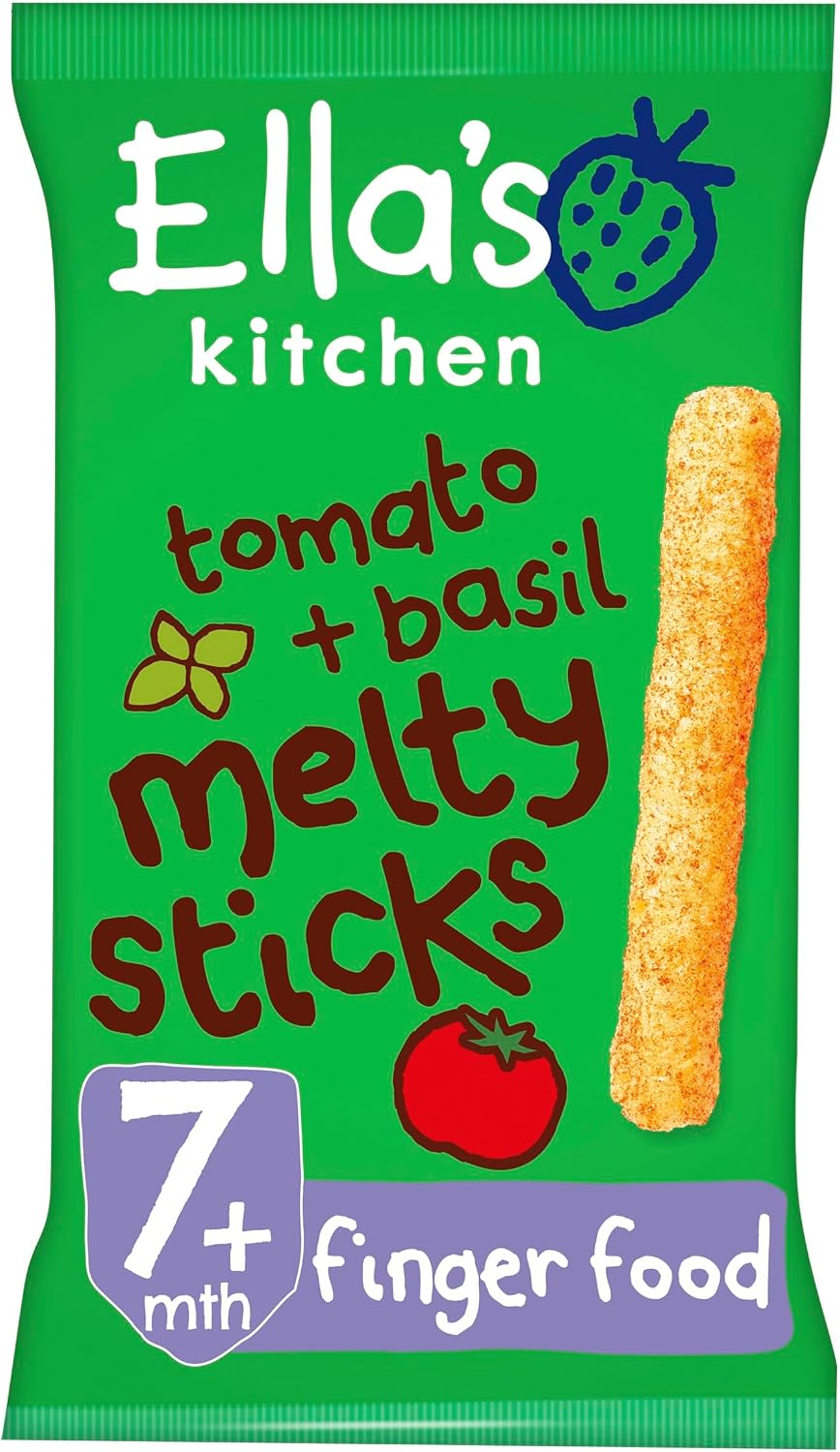 Ella's Kitchen Tomato and Basil Melty Sticks, 16g
