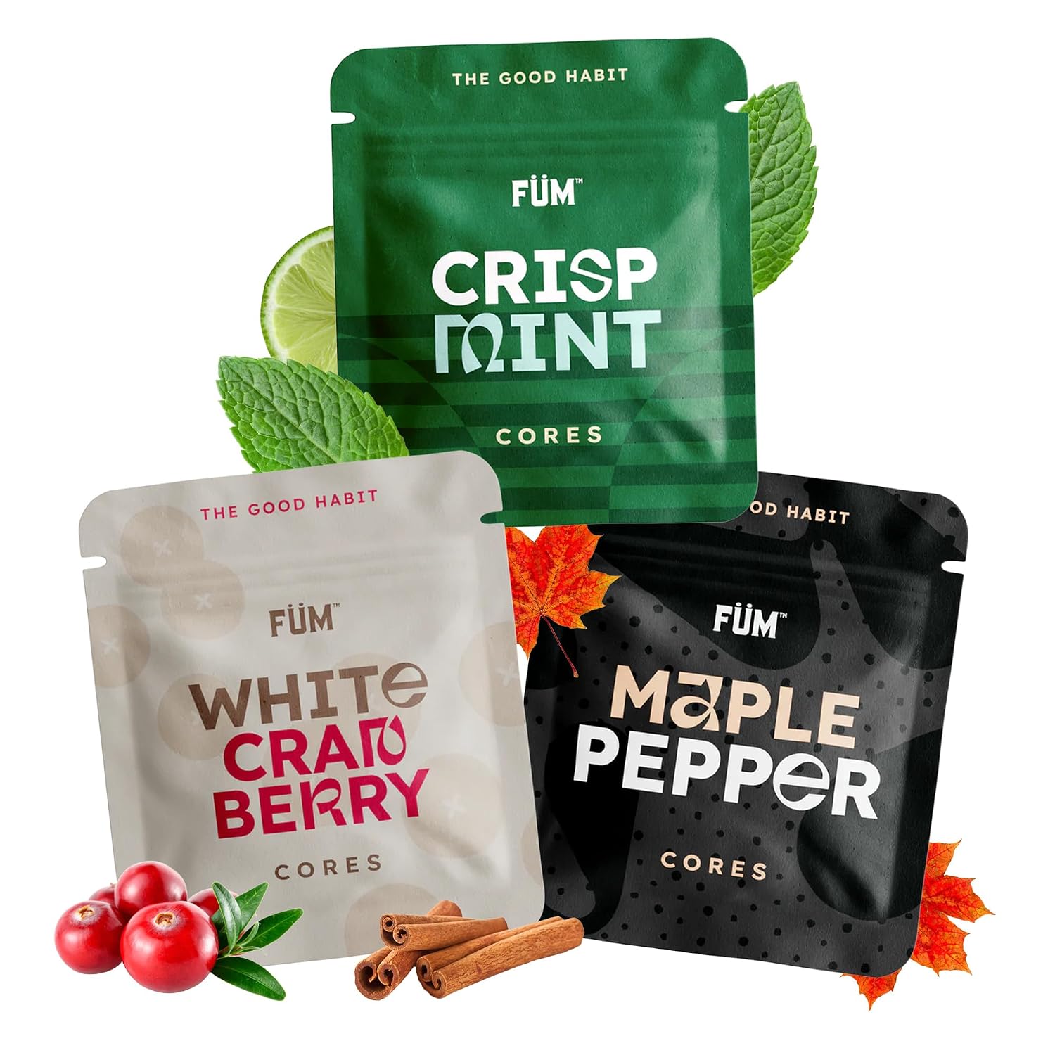 FÜM Plant Based Cores | 3 Packs, 9 Total Cores | Original