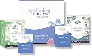 Earth Mama Healing Hearts Comfort Gift Set | Pregnancy, Miscarriage and Baby Loss Care for Grieving Moms, 5-Piece Set