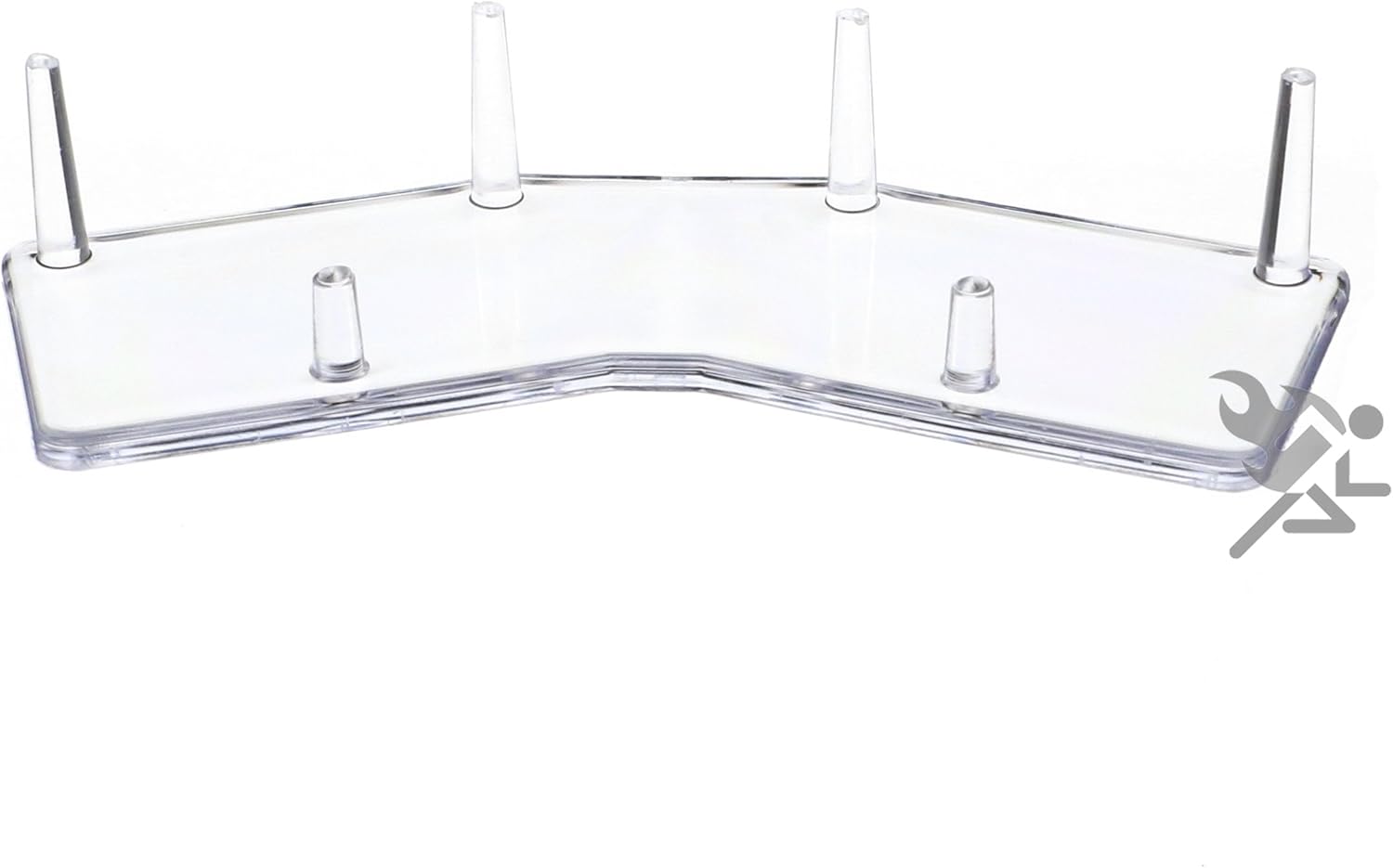 OnFireGuy 8" Paired 3-Peg Display Stand for Minerals Fossils and Geode Specimens, Qty: 1