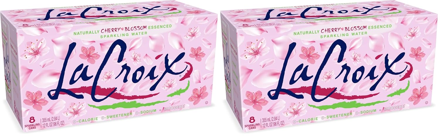 LaCroix Sparkling Water, Cherry Blossom, 12 Fl Oz (pack of 16)