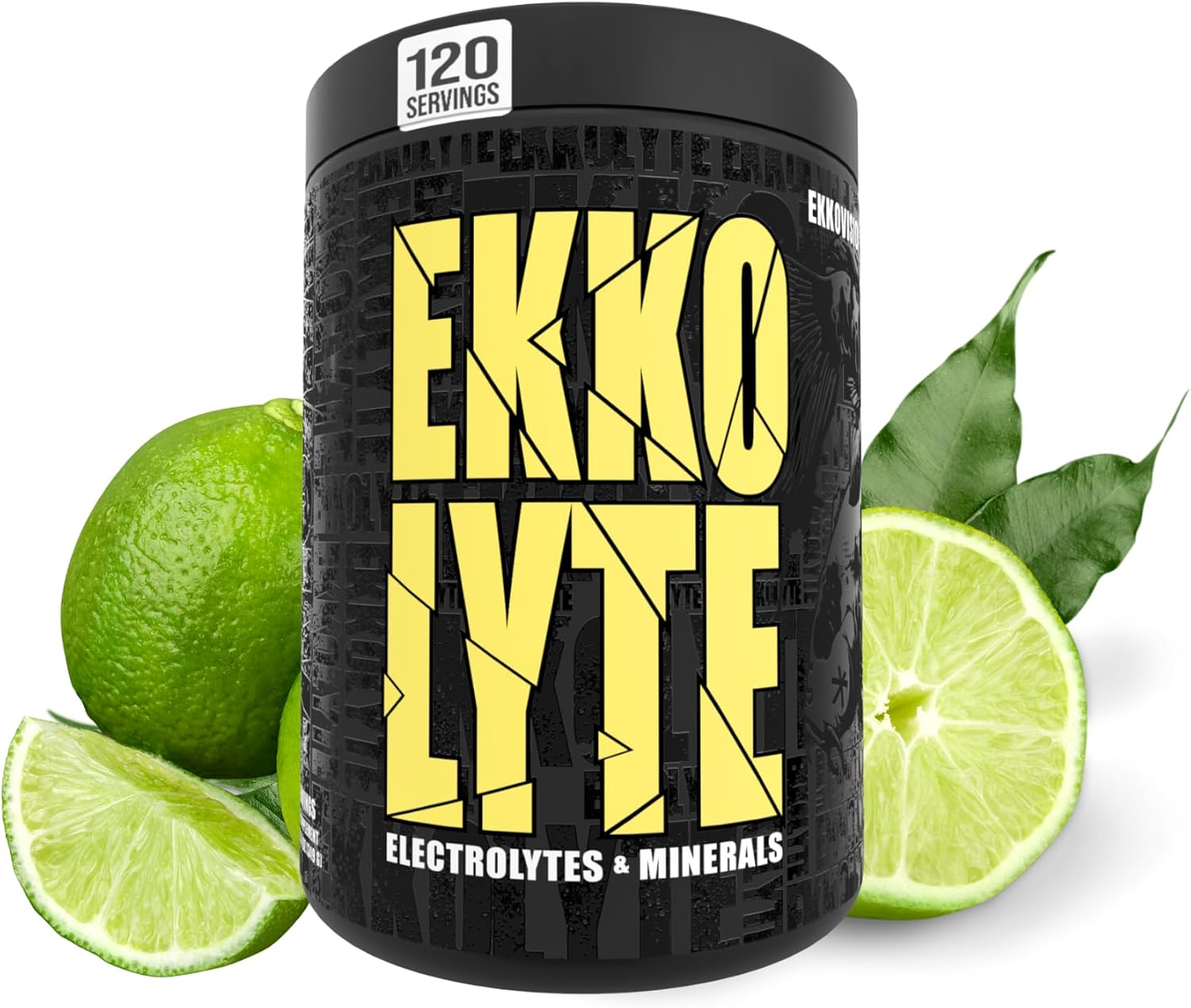 Ekkovision Ekkolyte Electrolyte Powder, Lemon Lime, 120 Servings