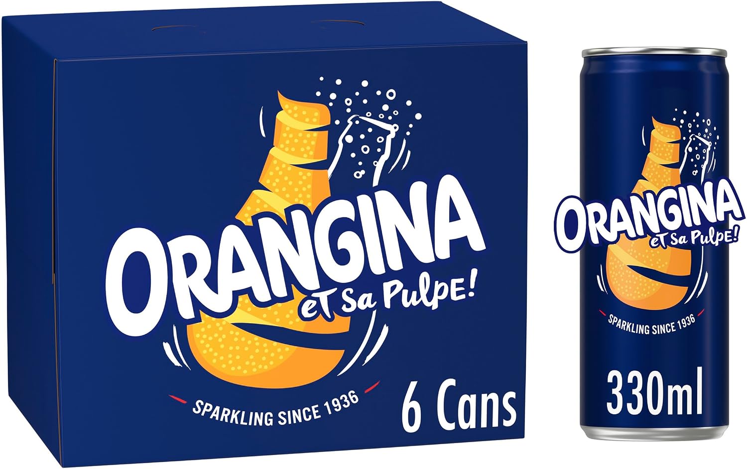 Orangina 6x330ml NEW can