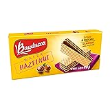 Bauducco Hazelnut Wafers - Crispy Wafer Cookies With 3 Delicious, Indulgent Decadent Layers of Hazelnut Flavored Cream - Delicious Sweet Snack or Desert - 5.0 oz (Pack of 1)