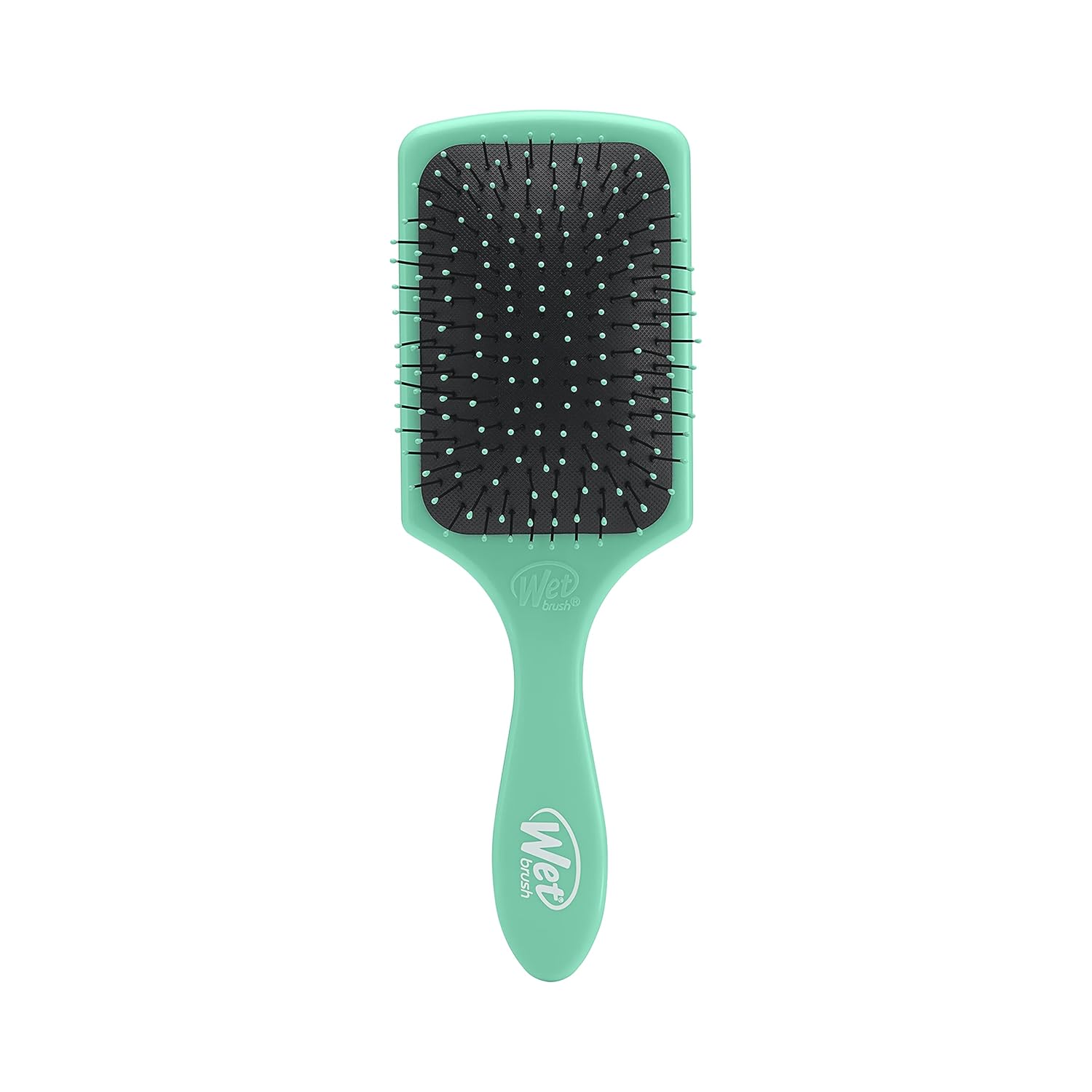 Wet Brush Paddle Detangler Hair Brush, Amazon Exclusive Aqua, Ultra-Soft IntelliFlex Bristles with AquaVent Design, Great For Treatment & Mask Application, Women, Men, Wet, Dry and Damaged Hair