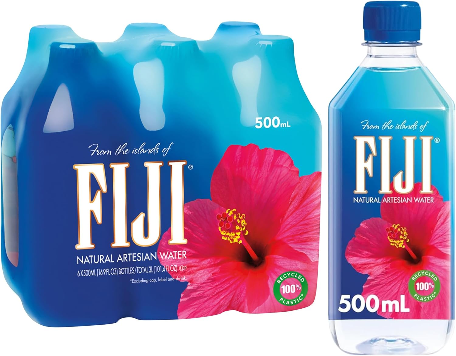 Fiji Natural Artesian Water 6 x 500 ml