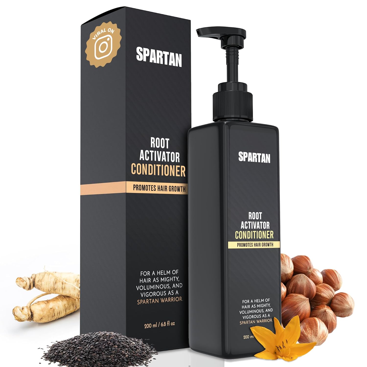SPARTAN™ Root Activator Conditioner For Men - Hair Growth Conditioner, Thickening Hair Moisturizer for Hair Loss and Thinning Hair