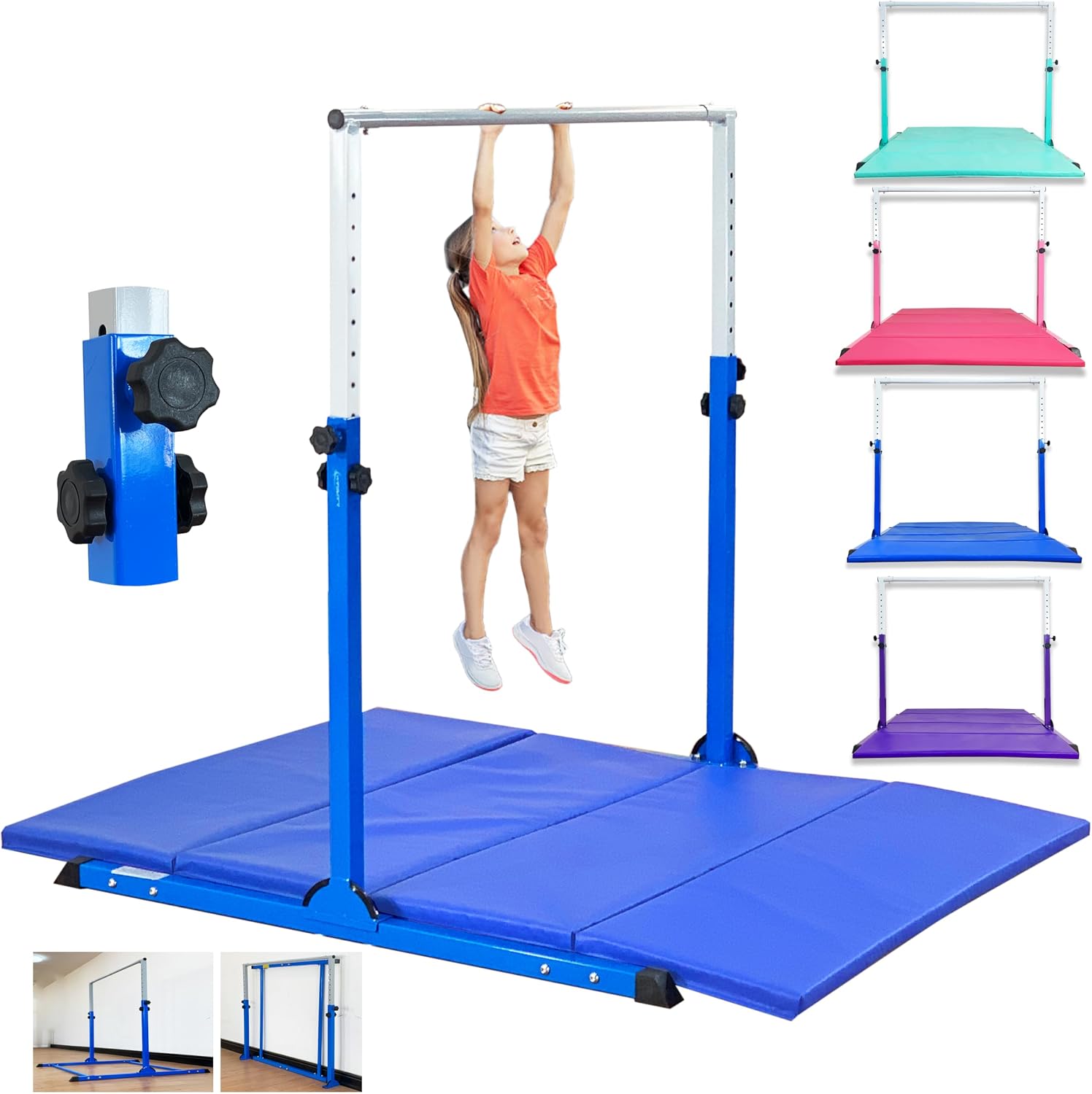 MARFULA Adjustbale Gymnastic Kip Bar for Kids Teens Ages 3-16